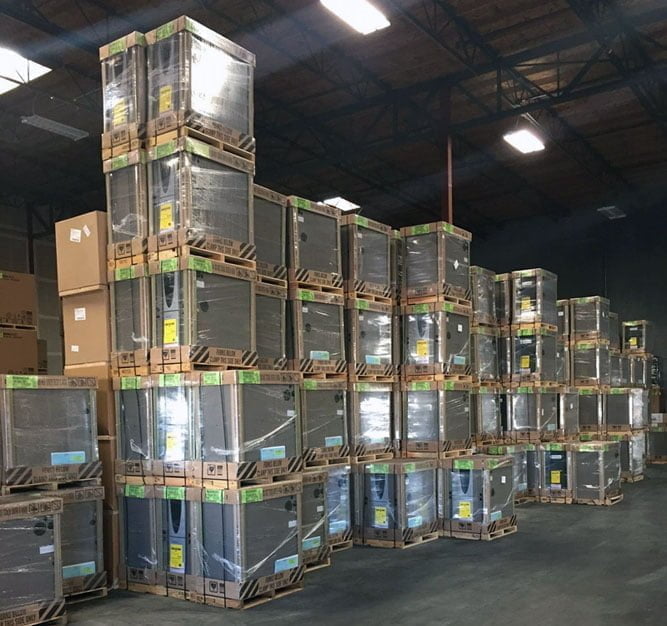 US Air Conditioning Distributor’s Warehouse